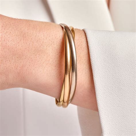 bracelet trois or cartier|luxury cartier bracelets.